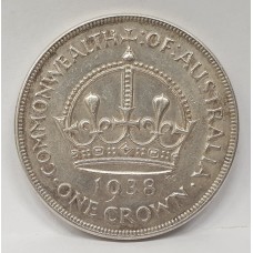 AUSTRALIA 1938 . CROWN . THE SCARCE CROWN . FULL DETAILS